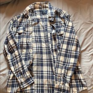 Blue and White Flannel
